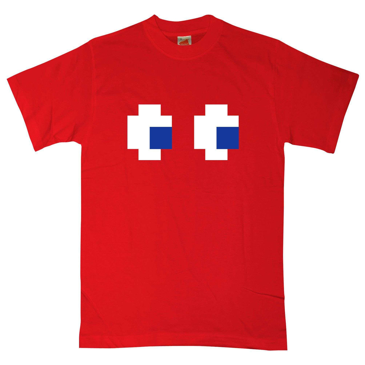 Pac Man Ghost Eyes Mens Graphic T-Shirt 8Ball