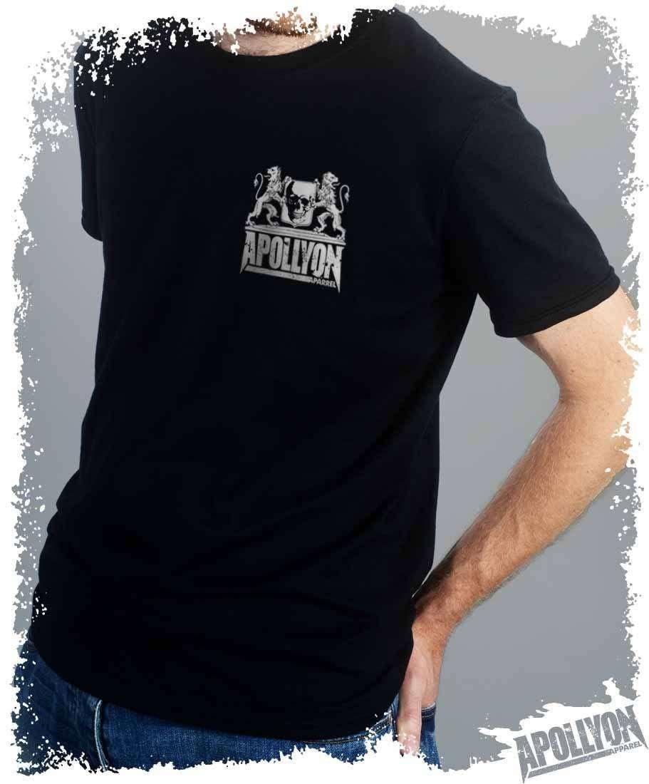 Pride Crest Apollyon Apparel Mens T-Shirt 8Ball