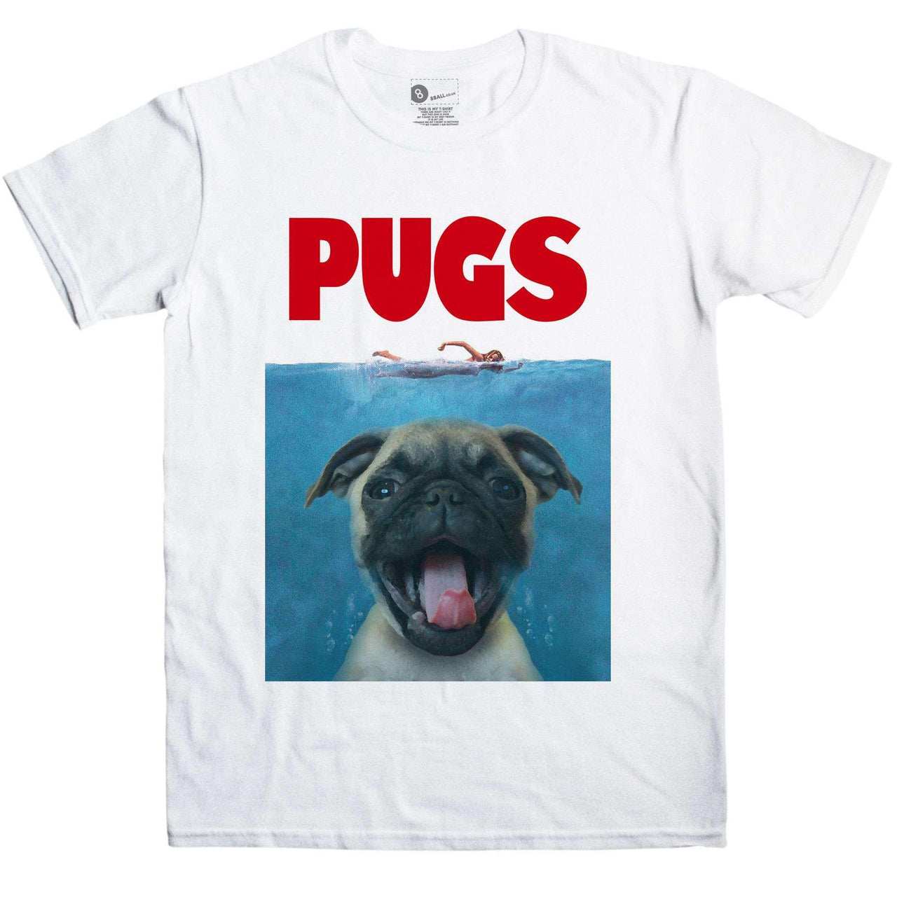 Pugs Spoof T-Shirt For Men 8Ball