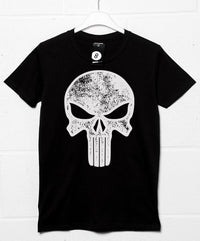 Thumbnail for Punish Skull Graphic T-Shirt For Men 8Ball