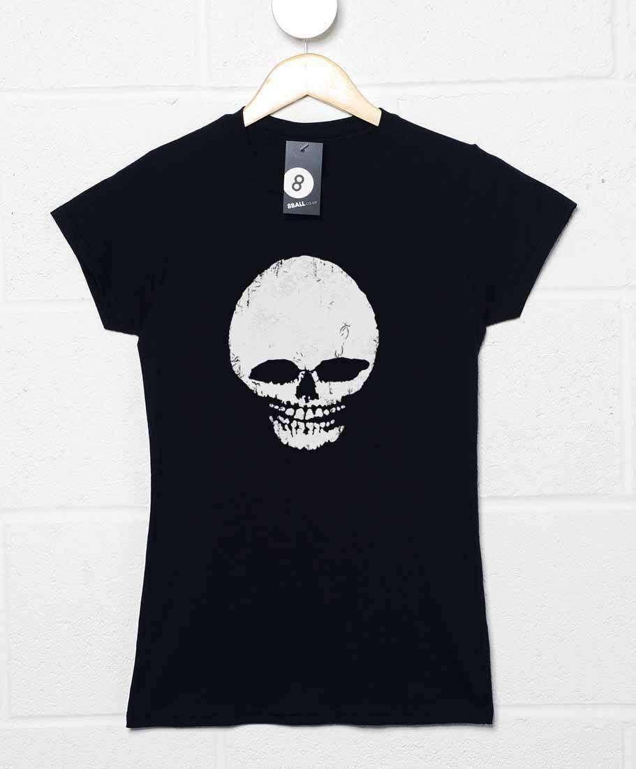 Punk Skull Womens Style T-Shirt 8Ball
