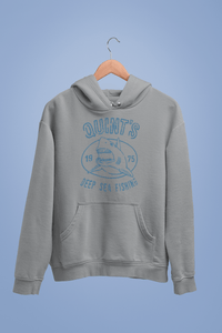 Thumbnail for Quints Deep Sea Fishing Shark Back Printed Hoodie For Men and Women 8Ball