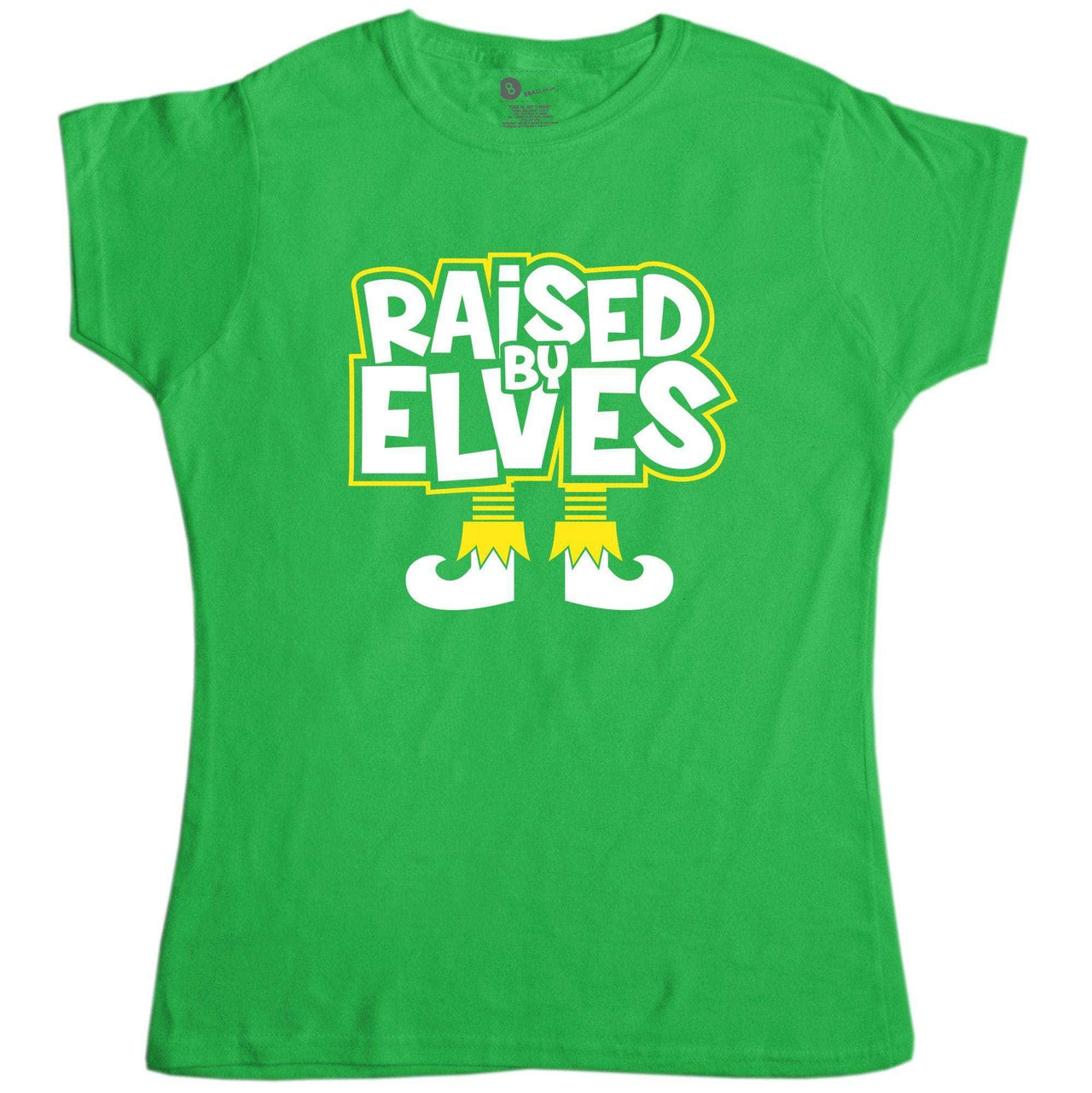 Raised By Elves Womens Fitted T-Shirt 8Ball