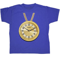 Thumbnail for Rap Star Clock Kids T-Shirt 8Ball