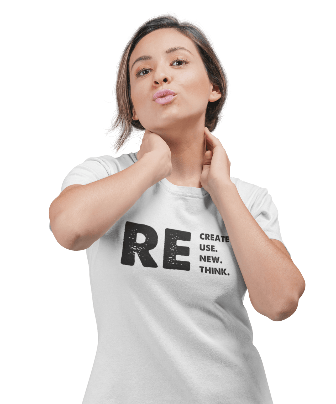 Recreate, Reuse, Renew, Rethink Unisex T-Shirt For Men 8Ball