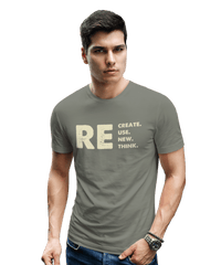 Thumbnail for Recreate, Reuse, Renew, Rethink Unisex T-Shirt For Men 8Ball
