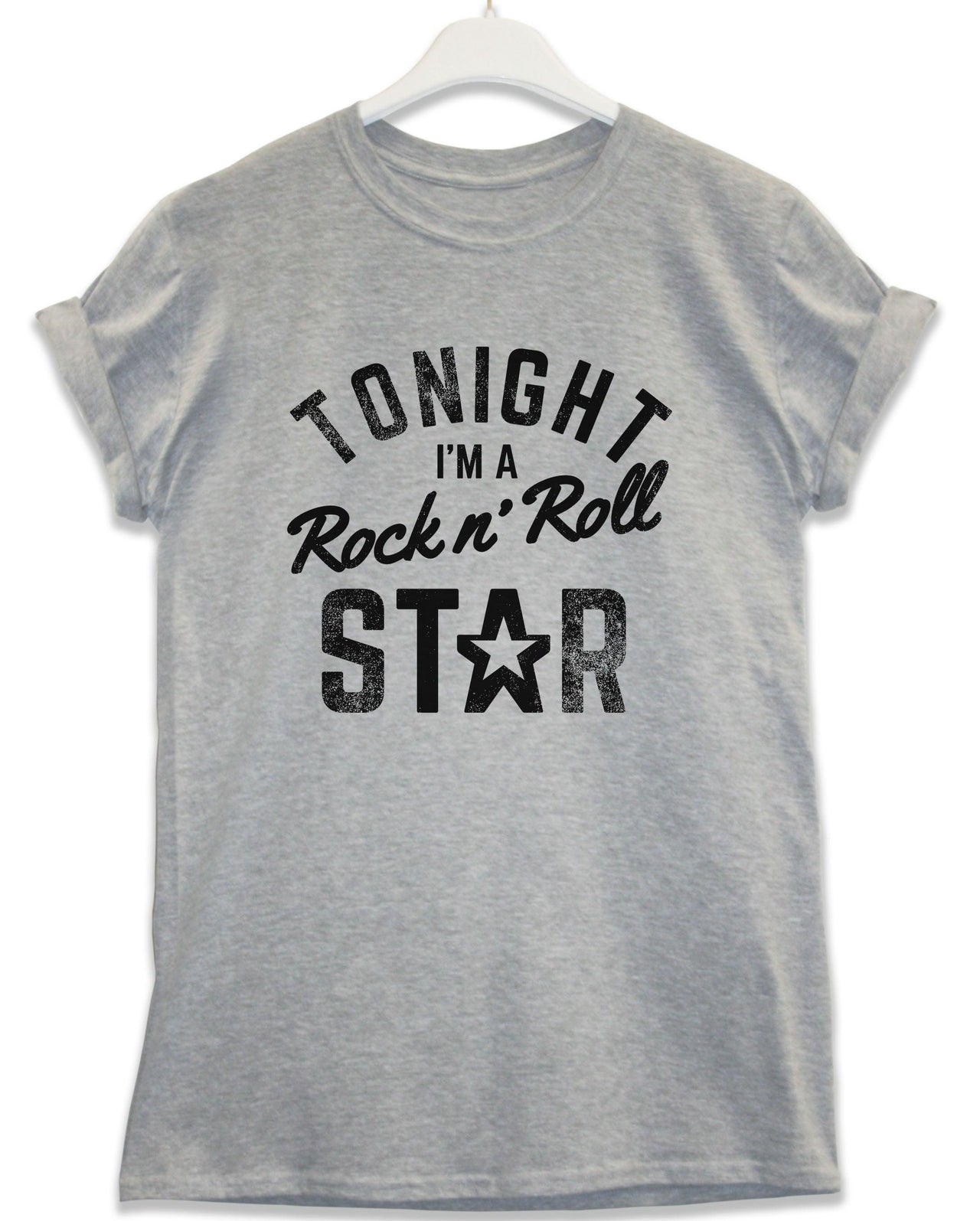 Rock n Roll Star Lyric Quote Unisex T-Shirt For Men And Women 8Ball