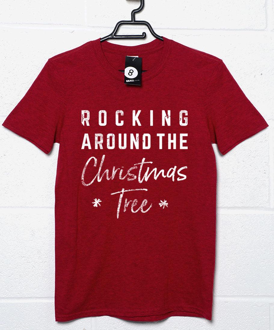 Rocking Around the Christmas Tree Unisex T-Shirt 8Ball