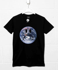 Thumbnail for Sad Planet Mens T-Shirt As Worn By Simon Pegg 8Ball