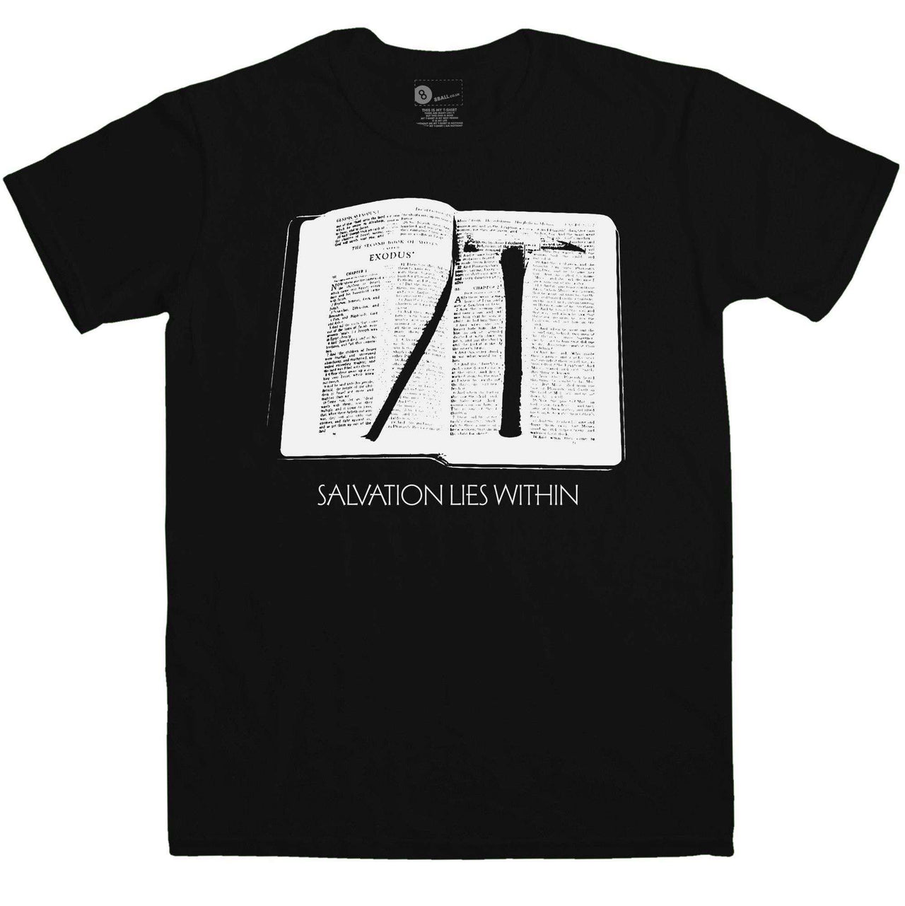 Salvation Lies Within T-Shirt For Men 8Ball