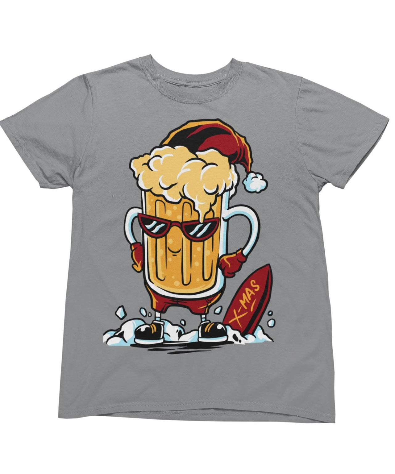Santa Beer Unisex Christmas Unisex T-Shirt 8Ball