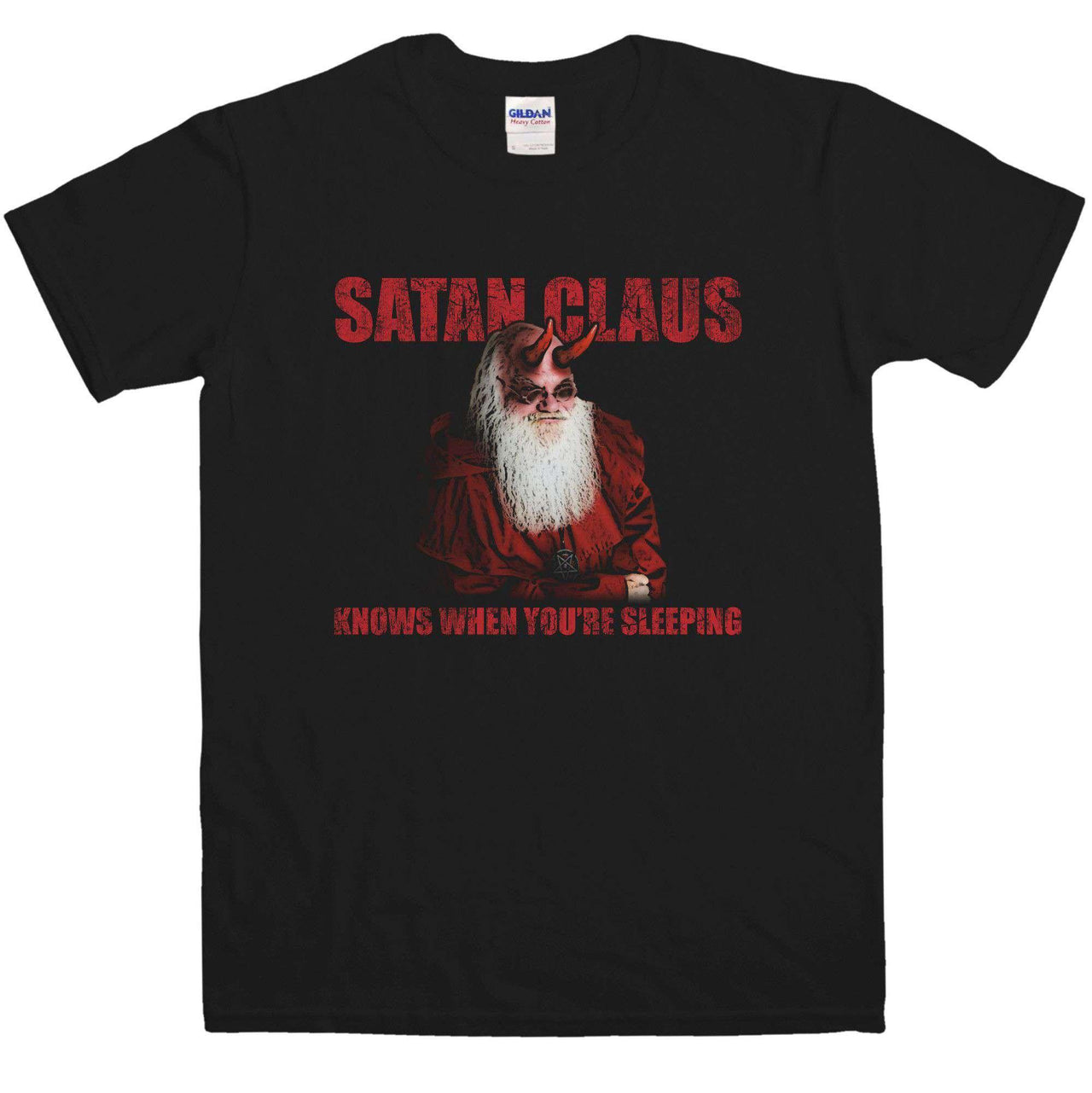 Satan Claus T-Shirt For Men 8Ball
