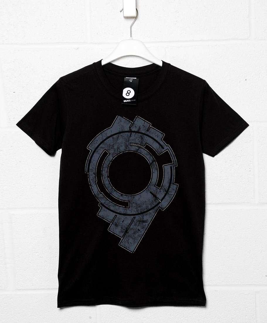Section 9 Big Print Mens Graphic T-Shirt 8Ball