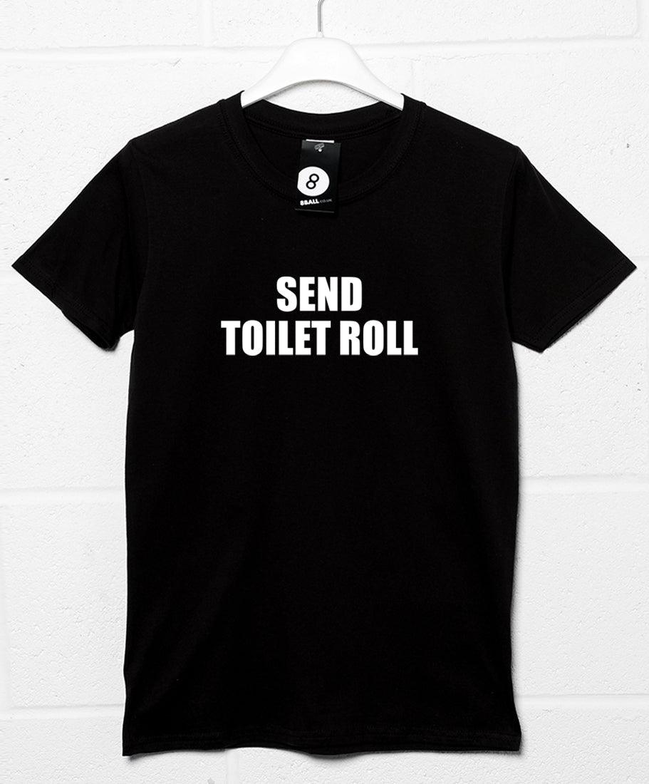 Send Toilet Roll Video Conference Unisex T-Shirt 8Ball