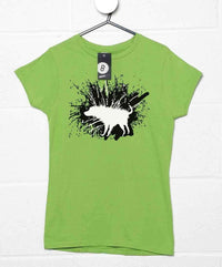 Thumbnail for Shaking Dog Fitted Womens T-Shirt 8Ball