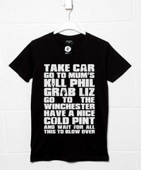 Thumbnail for Shaun To-Do List Unisex T-Shirt For Men And Women 8Ball