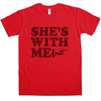 Thumbnail for Shes With Me Unisex T-Shirt For Men And Women 8Ball