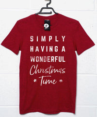 Thumbnail for Simply Having a Wonderful Christmas Time Graphic T-Shirt For Men 8Ball