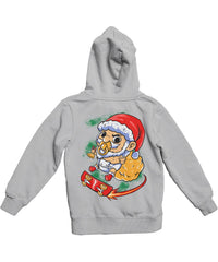 Thumbnail for Skateboarding Baby Santa Back Printed Christmas Graphic Hoodie 8Ball
