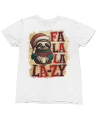 Thumbnail for Sloth Fa La La Lazy Christmas Unisex Unisex T-Shirt For Men And Women 8Ball