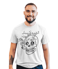 Thumbnail for Smoking Skull Tattoo Design Adult Unisex Unisex T-Shirt For Men And Women 8Ball
