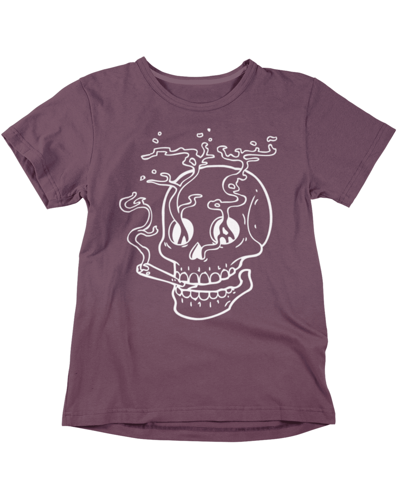 Smoking Skull Tattoo Design Adult Unisex Unisex T-Shirt For Men And Women 8Ball