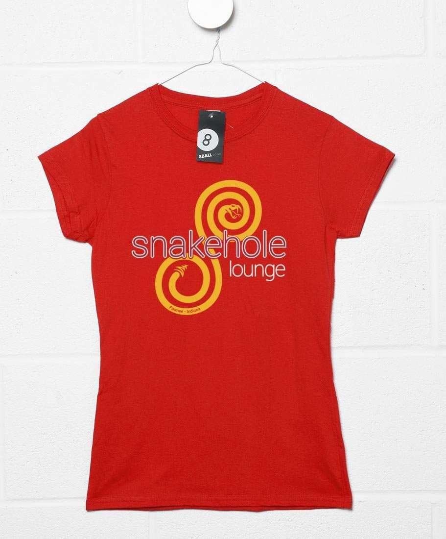 Snakehole Lounge Womens T-Shirt 8Ball