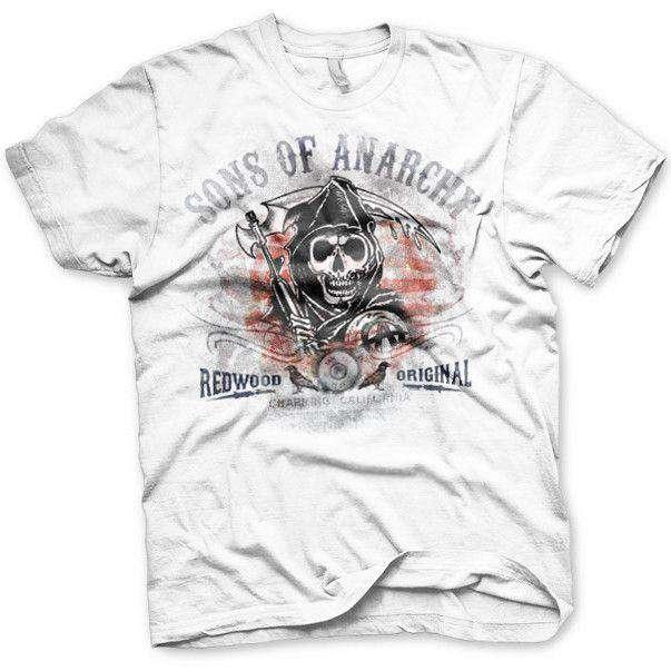 Sons Of Anarchy United Flag T-Shirt For Men 8Ball