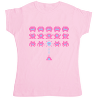 Thumbnail for Space Invaders Womens T-Shirt 8Ball