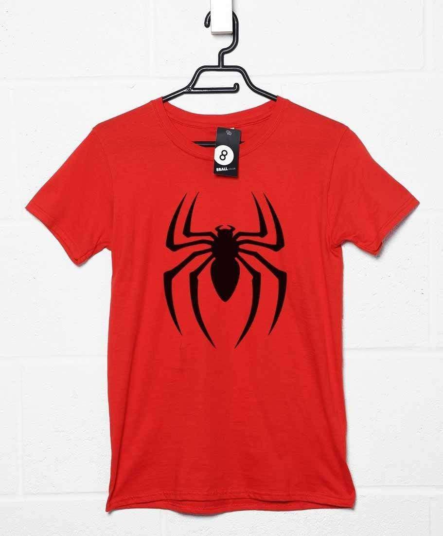 Spider Symbol Man Mens T-Shirt 8Ball