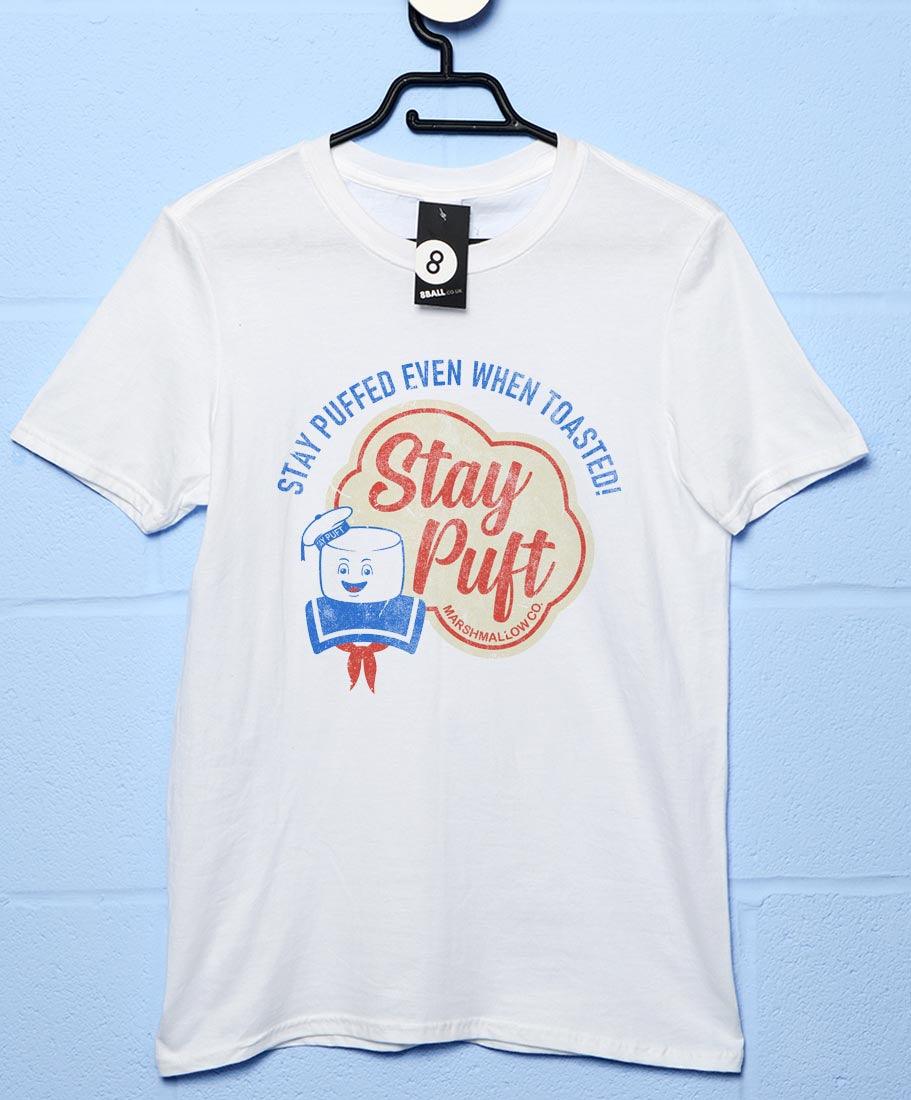 Stay Puft Marshmallows Ringer Mens T-Shirt 8Ball