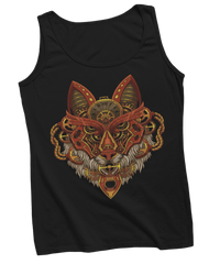 Thumbnail for Steampunk Wolf Tattoo Design Adult Womens Vest Top 8Ball