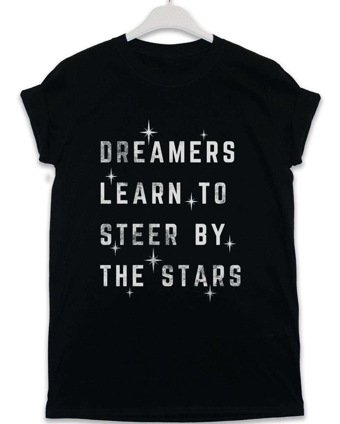 Steer by the Stars Lyric Quote Mens T-Shirt 8Ball