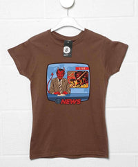 Thumbnail for Steven Rhodes Breaking News Womens Fitted T-Shirt 8Ball