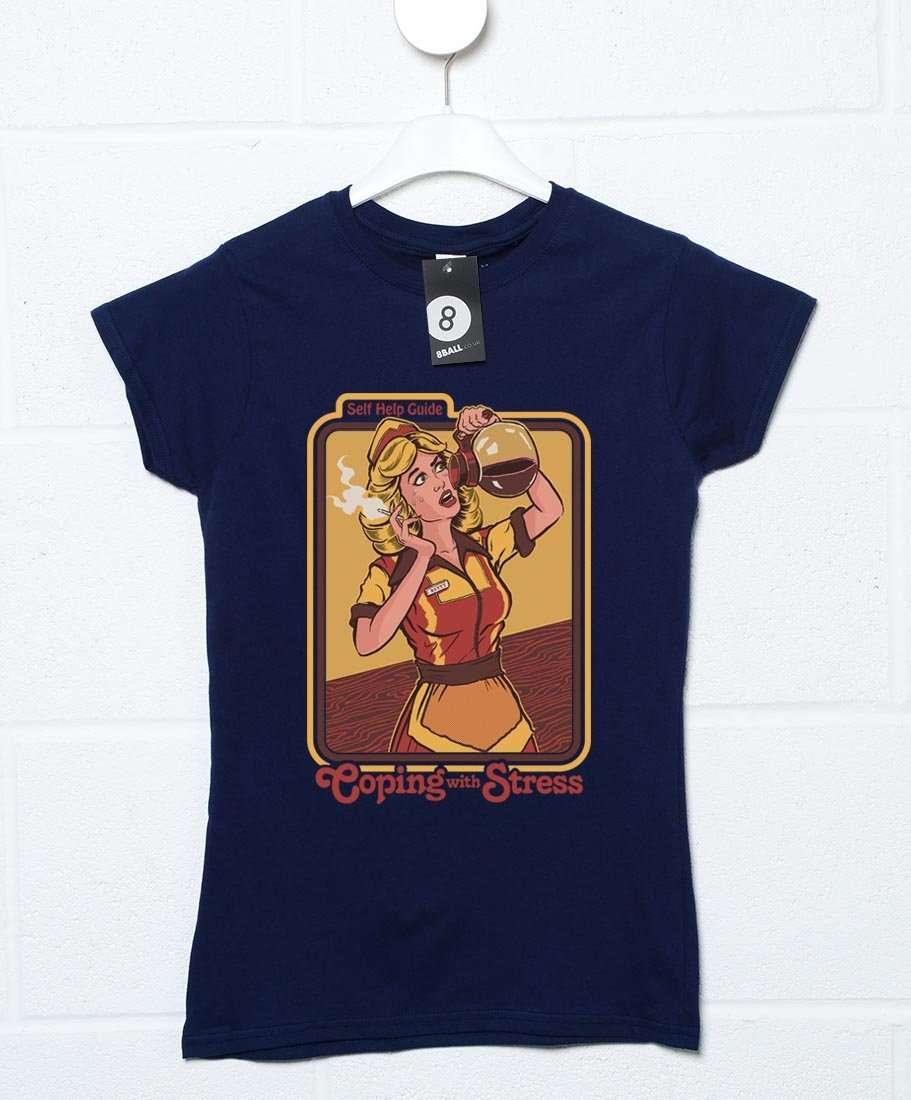 Steven Rhodes Coping With Stress Womens T-Shirt 8Ball