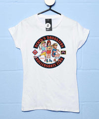 Thumbnail for Steven Rhodes Death's Daughters Rollerskate Club Womens Style T-Shirt 8Ball