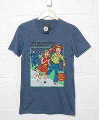 Thumbnail for Steven Rhodes Let's Run Away From Our Problems Unisex T-Shirt 8Ball