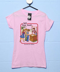 Thumbnail for Steven Rhodes Sell Your Soul Womens Style T-Shirt 8Ball
