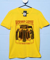 Thumbnail for Steven Rhodes Worship Coffee Mens T-Shirt 8Ball