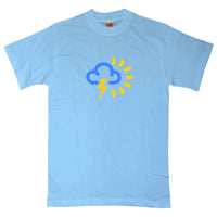 Thumbnail for Sun And Lightning Graphic T-Shirt For Men 8Ball