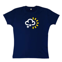 Thumbnail for Sun And Snow Womens Fitted T-Shirt 8Ball