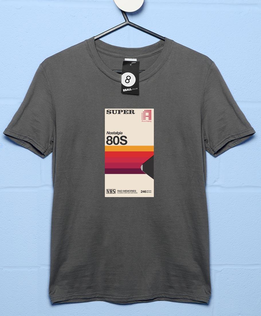 Super 80s Video Tape Graphic T-Shirt For Men 8Ball
