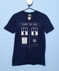 Thumbnail for Tardis Front Unisex T-Shirt 8Ball