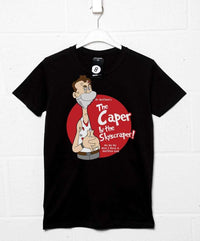 Thumbnail for The Caper in the Skyscraper Mens Graphic T-Shirt 8Ball
