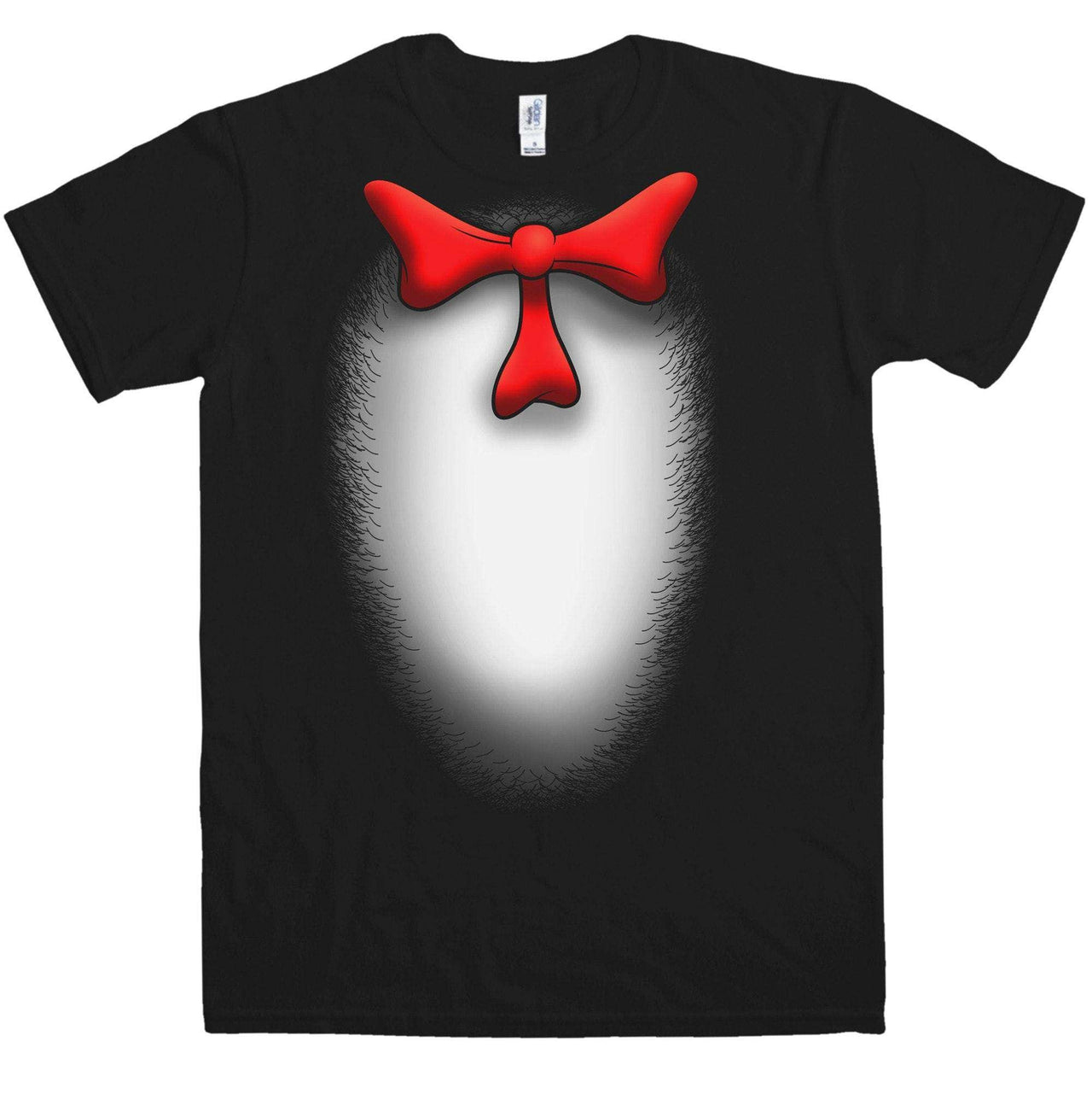 The Cat In The Hat Fancy Dress Mens Graphic T-Shirt 8Ball