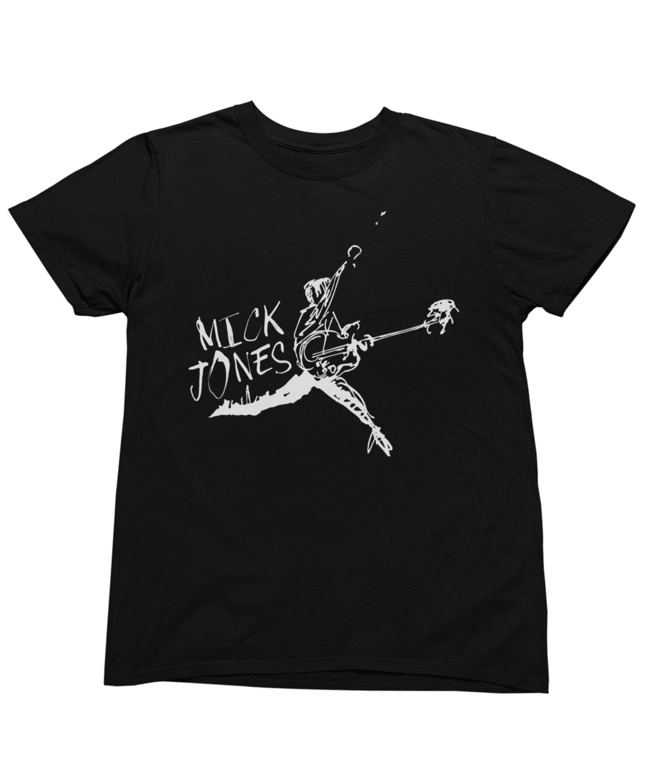 The Clash Mick Jones Leap Illustration Unisex T-Shirt 8Ball
