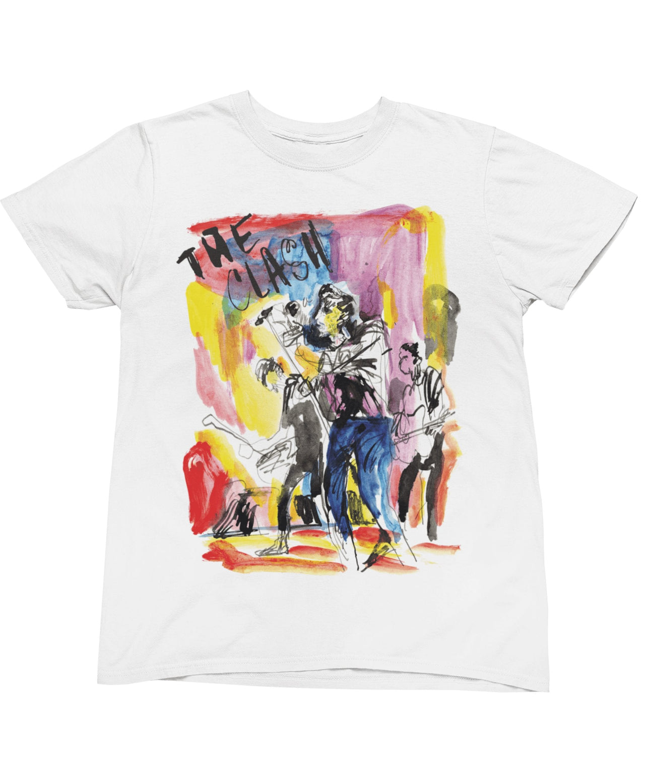 The Clash On Tour Band On Stage 2 T-Shirt For Men 8Ball