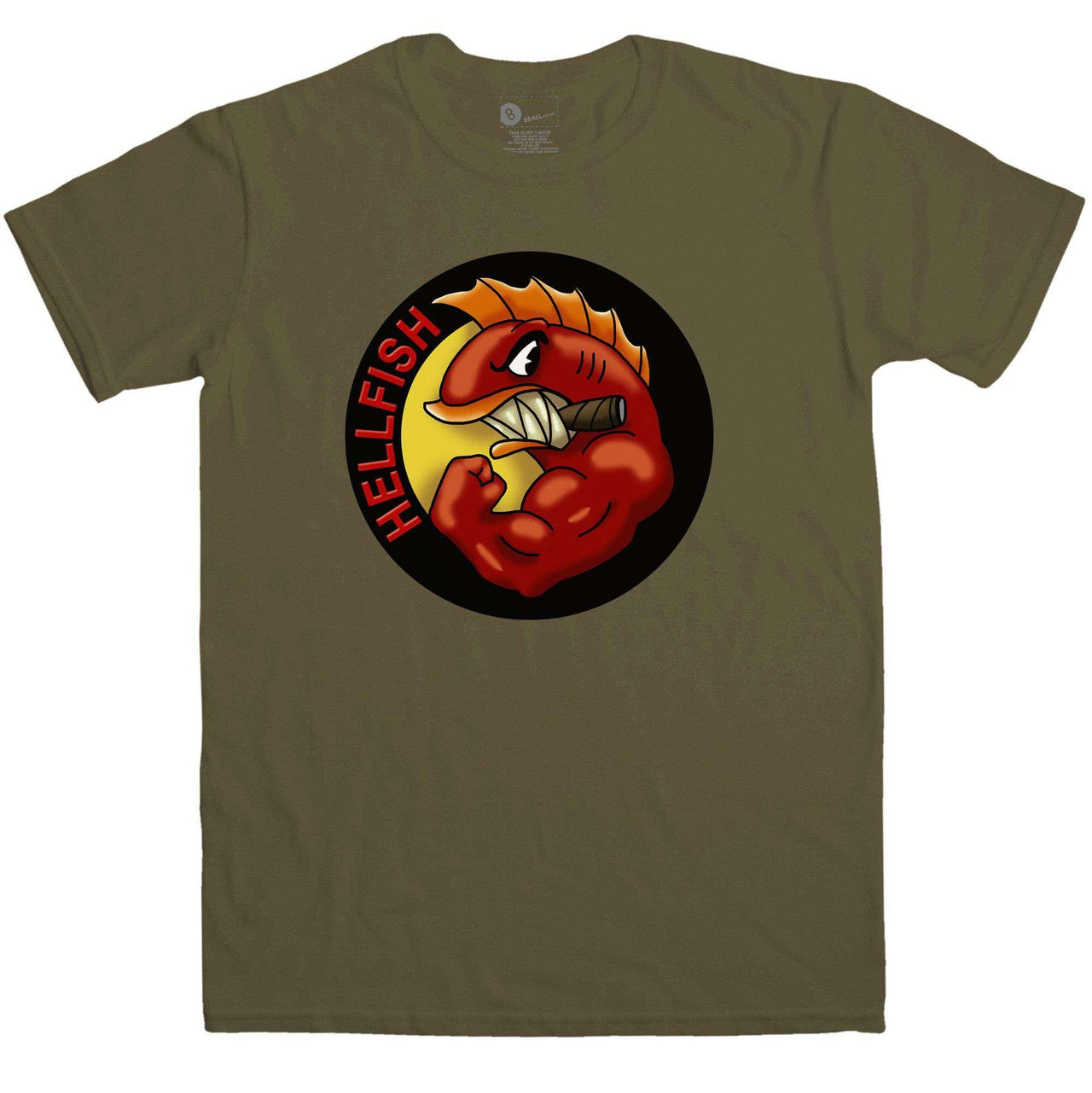 The Flying Hellfish T-Shirt For Men 8Ball