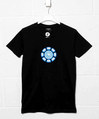 Thumbnail for Tony Stark Power Coil Chest Mens Graphic T-Shirt 8Ball