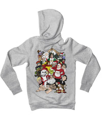 Thumbnail for Top Notchy Christmas Chaos Back Printed Xmas Graphic Hoodie 8Ball